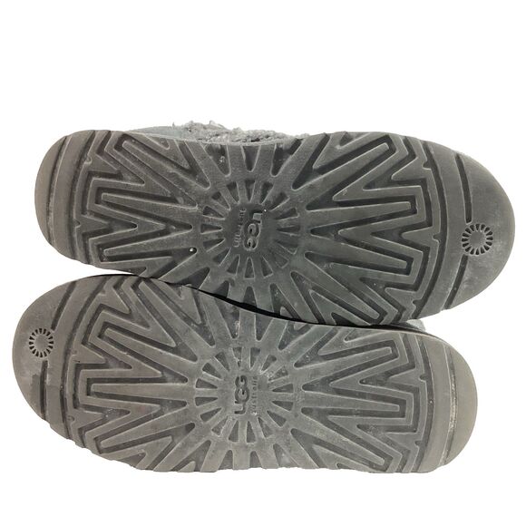 UGG Lattice Cardy - Women's Sz 7 - Gray Knit - Knee-High Boots - 3066 - Picture 6 of 10